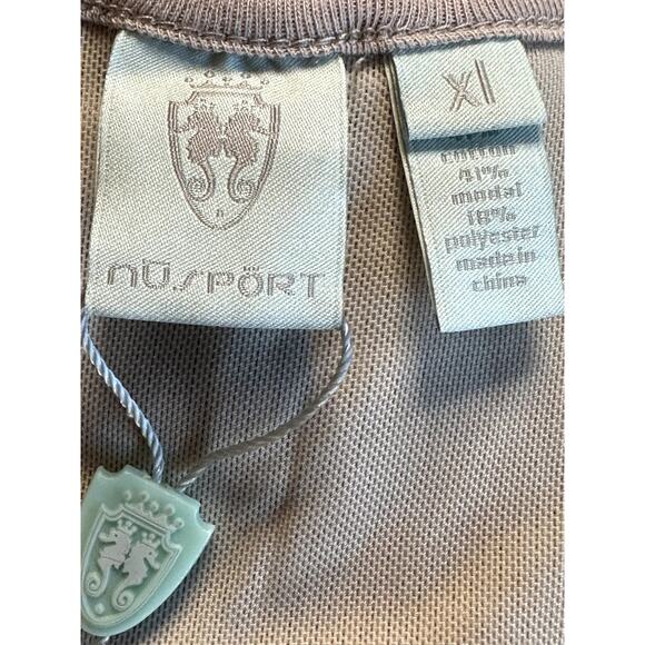 Nu Sport Beige Terry Sleeveless Tank Top Size XL - Picture 3 of 5